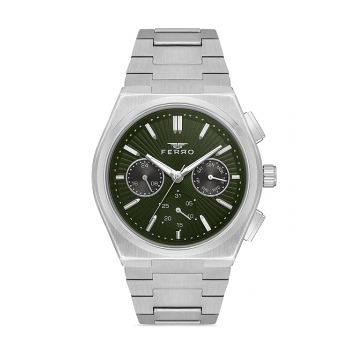 MONTRE FERRO HOMME M.FONCTION ACIER